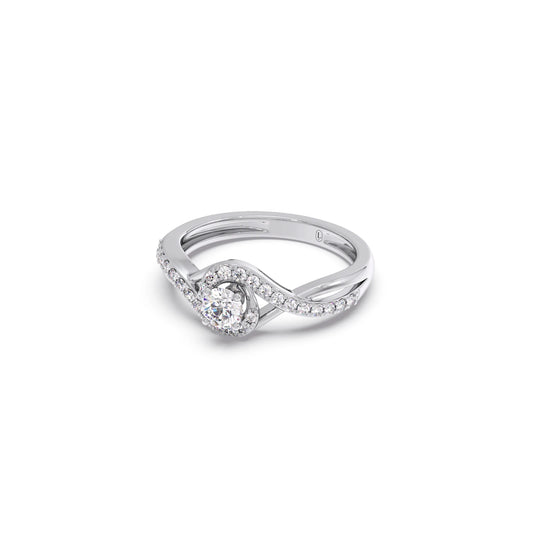 Round-Cut Solitaire Engagement Ring