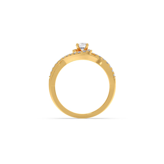 Round-Cut Solitaire Engagement Ring