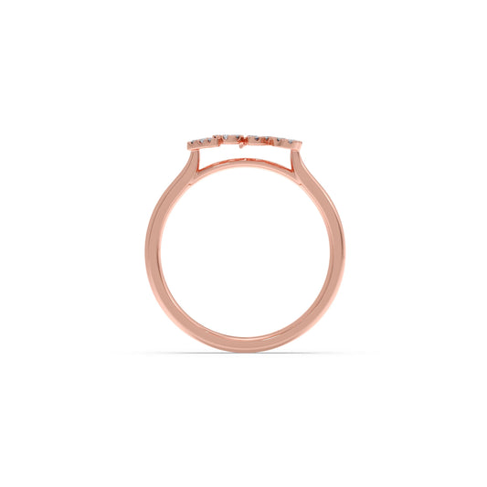 Delicate Love Diamond Ring