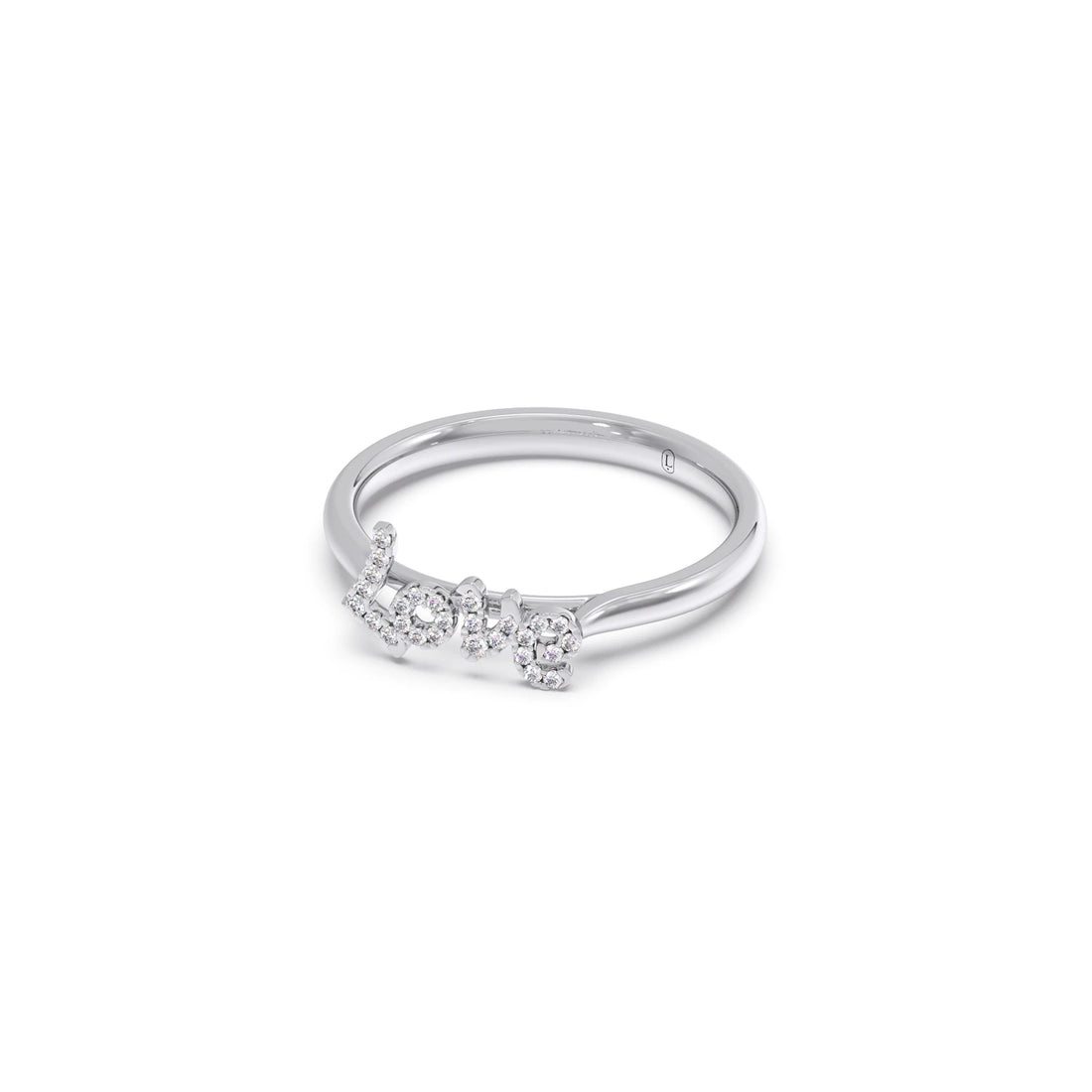 Delicate Love Diamond Ring
