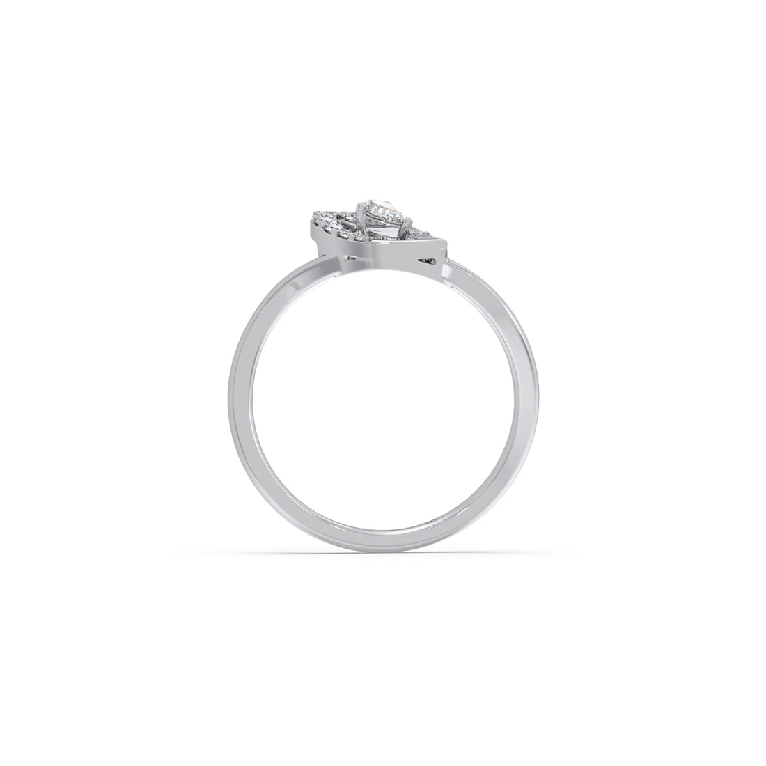Twist Marquise-Cut Diamond Ring