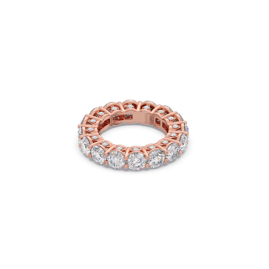 Round Prong Wedding Eternity Band