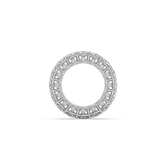 Round Prong Wedding Eternity Band