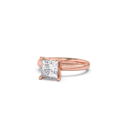 Princess Cut Solitaire Engagement Ring