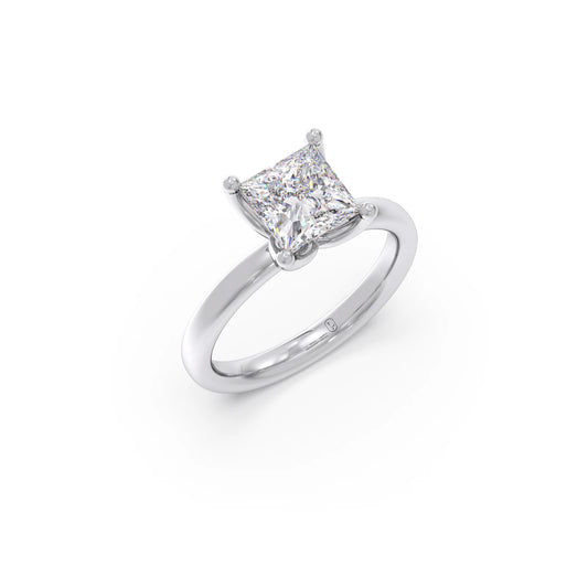 Princess Cut Solitaire Engagement Ring