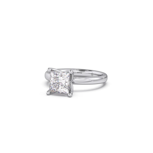 Princess Cut Solitaire Engagement Ring