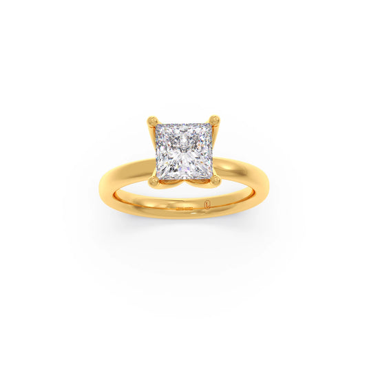 Princess Cut Solitaire Engagement Ring