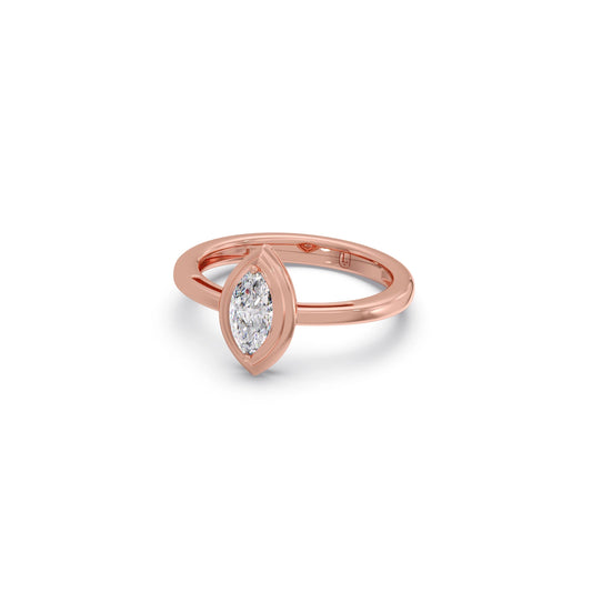 Ethereal Marquise Solitaire Ring
