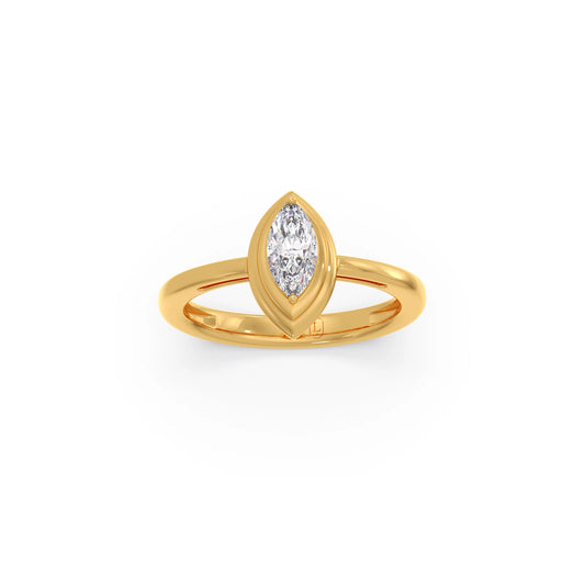 Ethereal Marquise Solitaire Ring