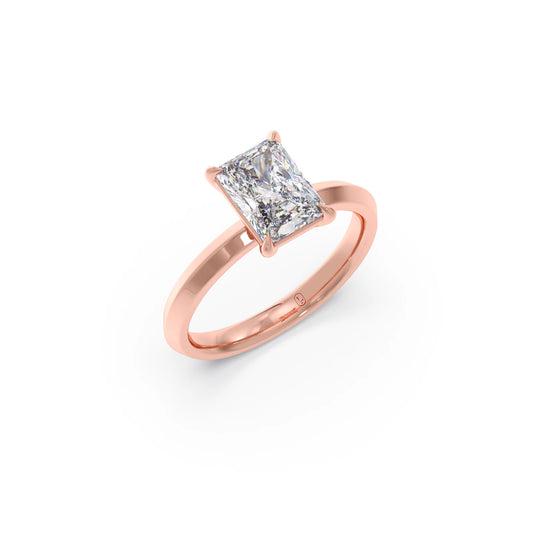 1.50 Ct Classic Radiant Solitaire Ring