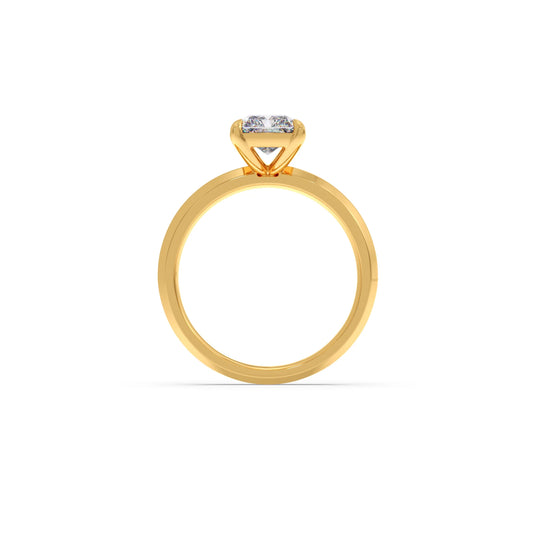 1.50 Ct Classic Radiant Solitaire Ring
