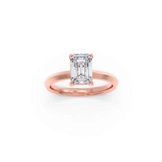 2 ct Classic Emerald Cut Solitaire Ring