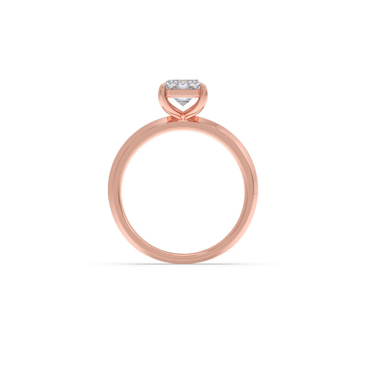 2 ct Classic Emerald Cut Solitaire Ring