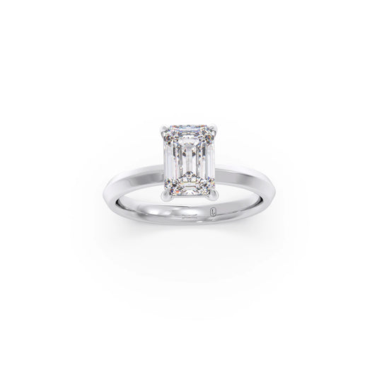 2 ct Classic Emerald Cut Solitaire Ring