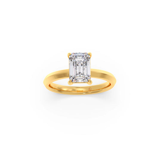 2 ct Classic Emerald Cut Solitaire Ring