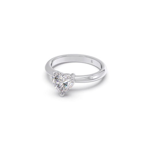 1.50 ct Classic Heart Shape Solitaire Ring