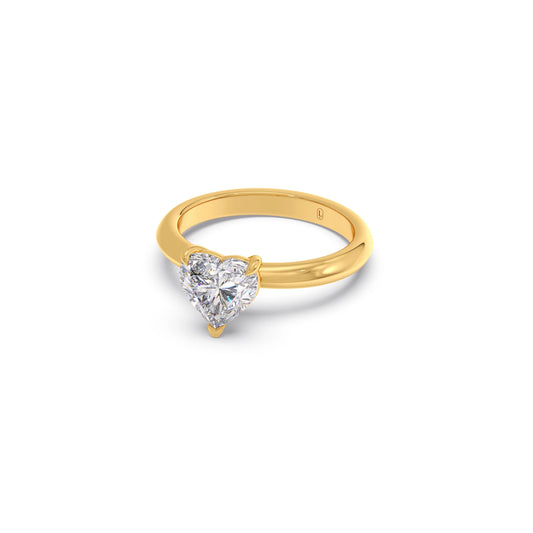 1.50 ct Classic Heart Shape Solitaire Ring