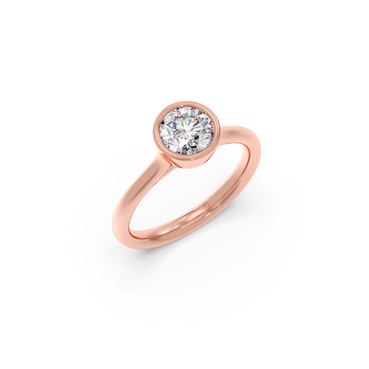 1 Ct Round Brilliant Cut Solitaire Ring