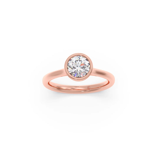 1 Ct Round Brilliant Cut Solitaire Ring