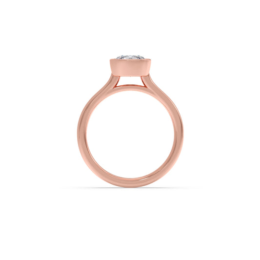 1 Ct Round Brilliant Cut Solitaire Ring