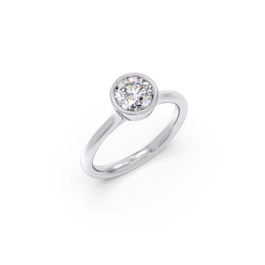 1 Ct Round Brilliant Cut Solitaire Ring