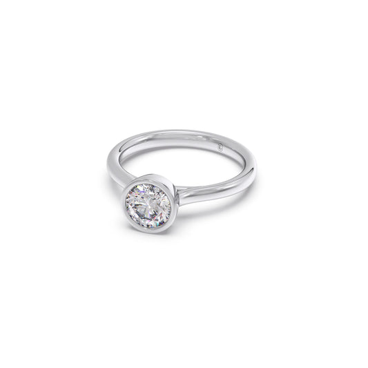 1 Ct Round Brilliant Cut Solitaire Ring