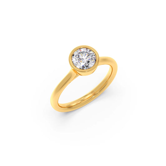 1 Ct Round Brilliant Cut Solitaire Ring