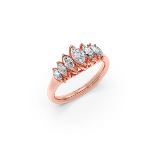 Marquise Cut Diamond Engagement Ring
