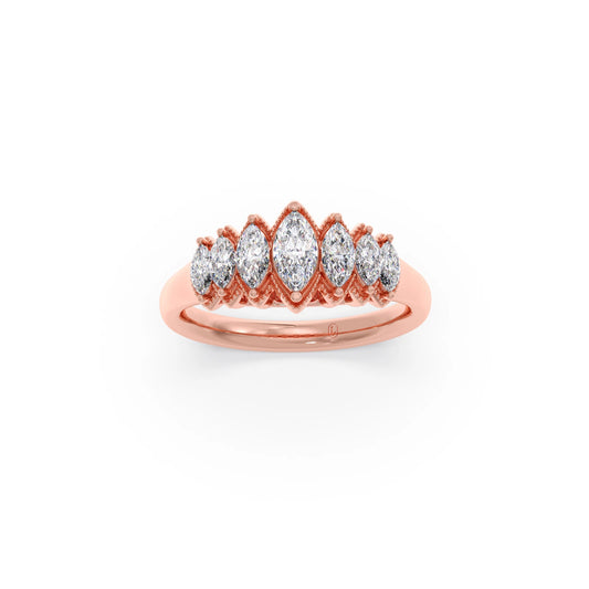 Marquise Cut Diamond Engagement Ring