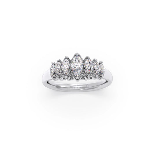 Marquise Cut Diamond Engagement Ring