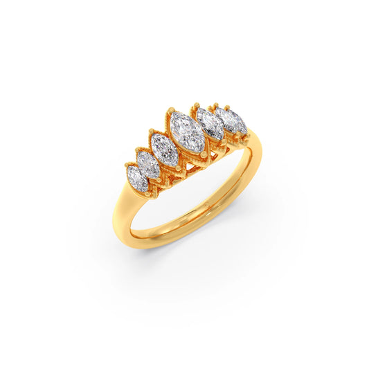 Marquise Cut Diamond Engagement Ring