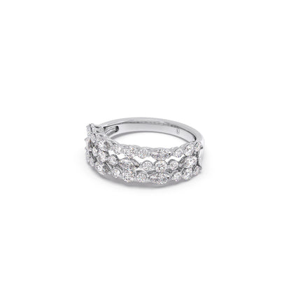 Marquise & Round Diamond Cluster Ring
