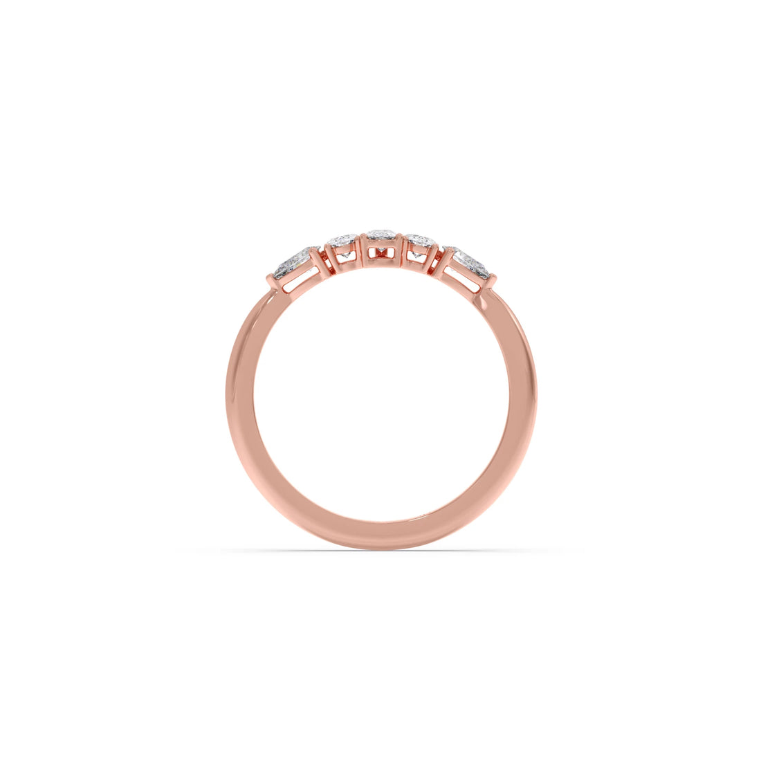 Dewdrop Band Diamond Ring