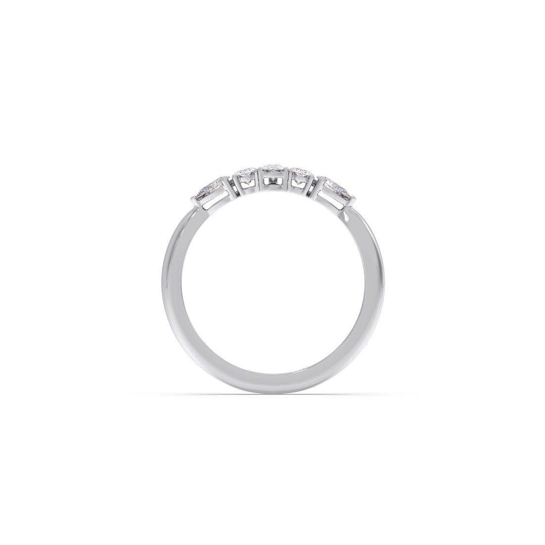 Dewdrop Band Diamond Ring