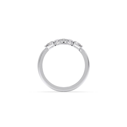 Dewdrop Band Diamond Ring