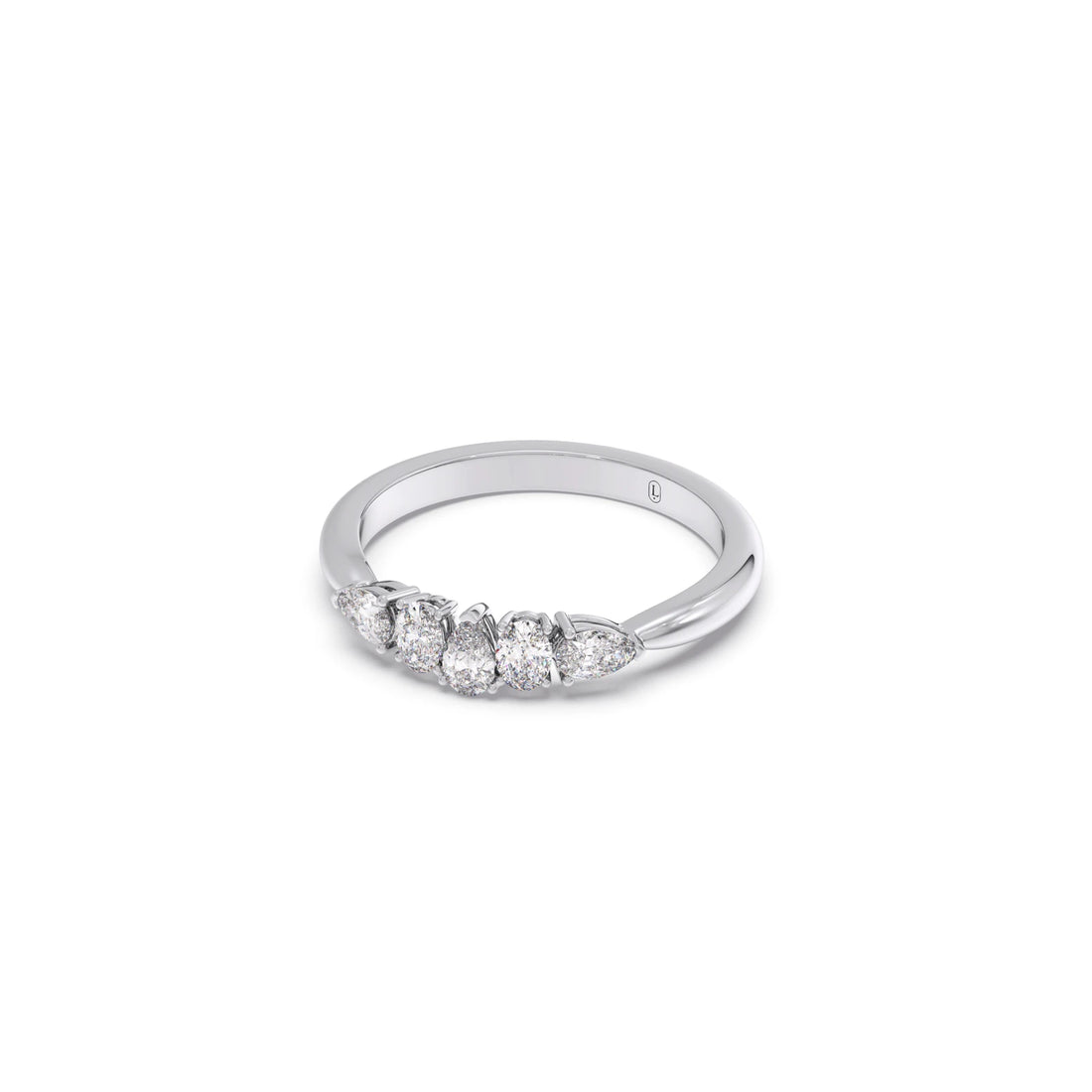 Dewdrop Band Diamond Ring