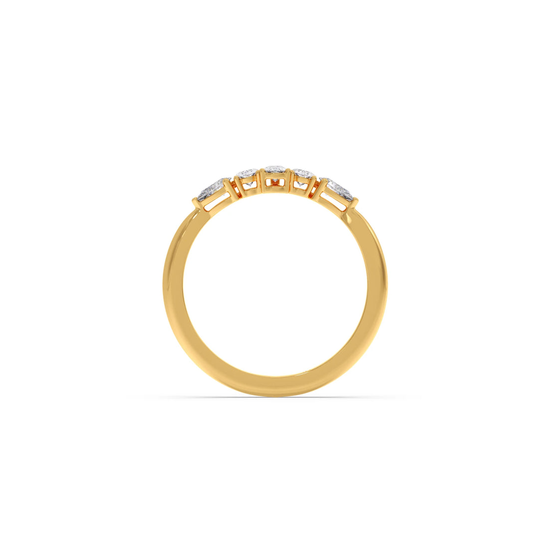 Dewdrop Band Diamond Ring