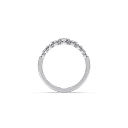 Delicate Diamond Round Band Ring