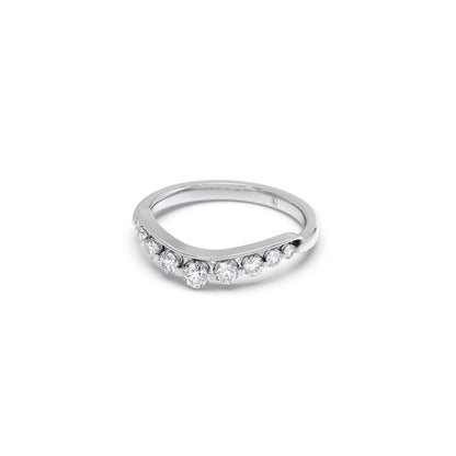 Delicate Diamond Round Band Ring