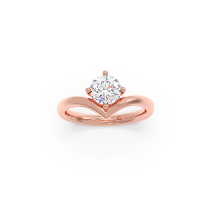 4 Prong Classic Round Solitaire Ring