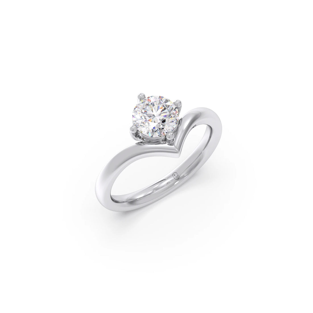 4 Prong Classic Round Solitaire Ring