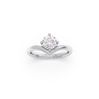 4 Prong Classic Round Solitaire Ring
