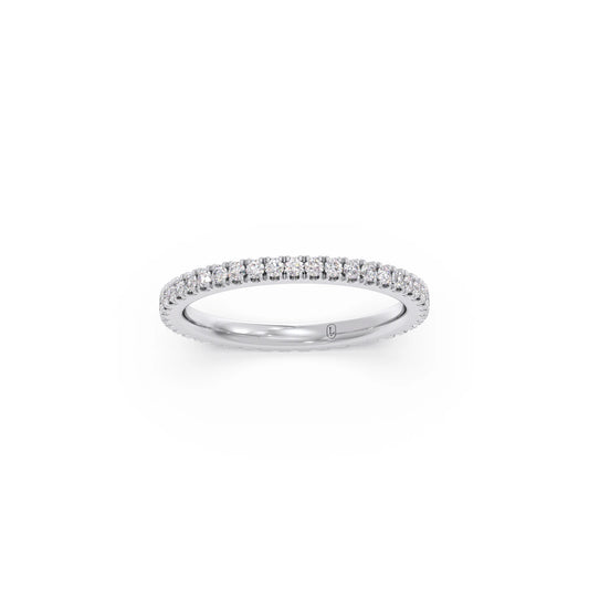 0.50ct Round Diamond Micro Prong Eternity Band