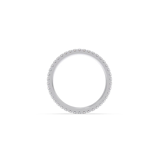 0.50ct Round Diamond Micro Prong Eternity Band