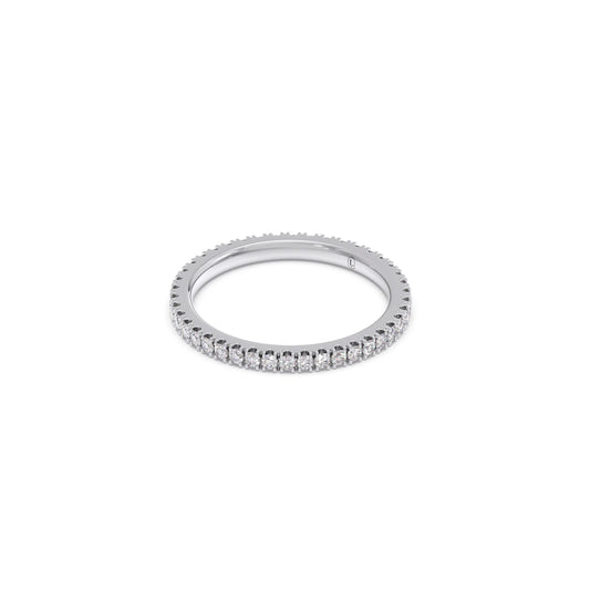 0.50ct Round Diamond Micro Prong Eternity Band