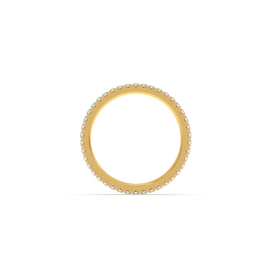 0.50ct Round Diamond Micro Prong Eternity Band