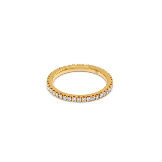 0.50ct Round Diamond Micro Prong Eternity Band