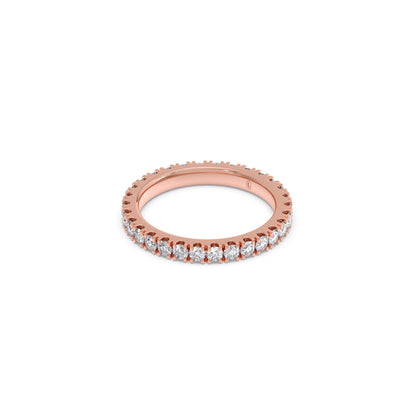 Small Round Cut Diamond 1.05ct Eternity Band