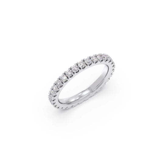 Small Round Cut Diamond 1.05ct Eternity Band