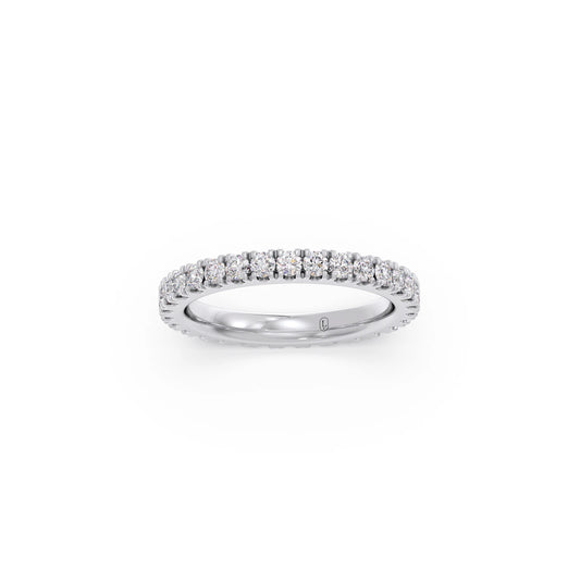 Small Round Cut Diamond 1.05ct Eternity Band